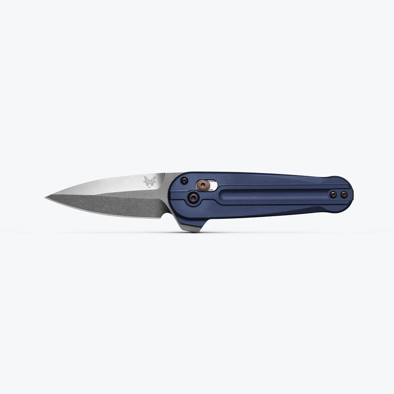 Încărcați imaginea în vizualizatorul Galerie, Briceag de buzunar BENCHMADE LOWDEN ™ | Crater Blue Aluminum 491
