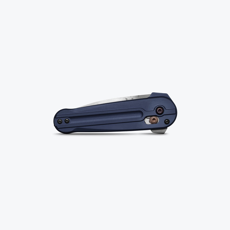 Încărcați imaginea în vizualizatorul Galerie, Briceag de buzunar BENCHMADE LOWDEN ™ | Crater Blue Aluminum 491
