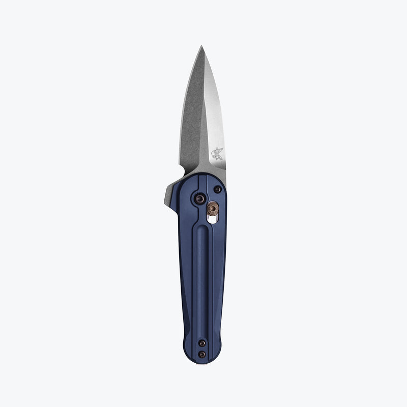 Încărcați imaginea în vizualizatorul Galerie, Briceag de buzunar BENCHMADE LOWDEN ™ | Crater Blue Aluminum 491
