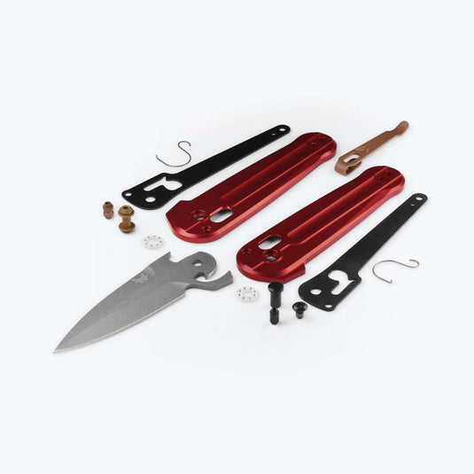Briceag de buzunar BENCHMADE LOWDEN ™ | Phoenix Red Aluminum 491GY-01