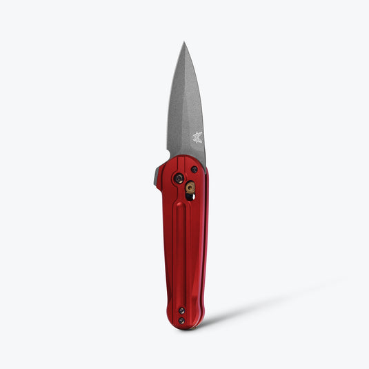 Briceag de buzunar BENCHMADE LOWDEN ™ | Phoenix Red Aluminum 491GY-01