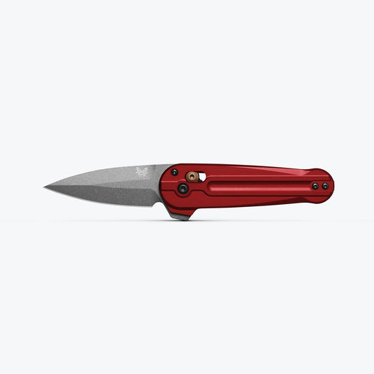 Briceag de buzunar BENCHMADE LOWDEN ™ | Phoenix Red Aluminum 491GY-01