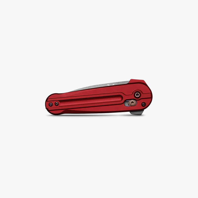 Încărcați imaginea în vizualizatorul Galerie, Briceag de buzunar BENCHMADE LOWDEN ™ | Phoenix Red Aluminum 491GY-01

