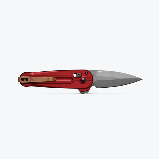 Briceag de buzunar BENCHMADE LOWDEN ™ | Phoenix Red Aluminum 491GY-01