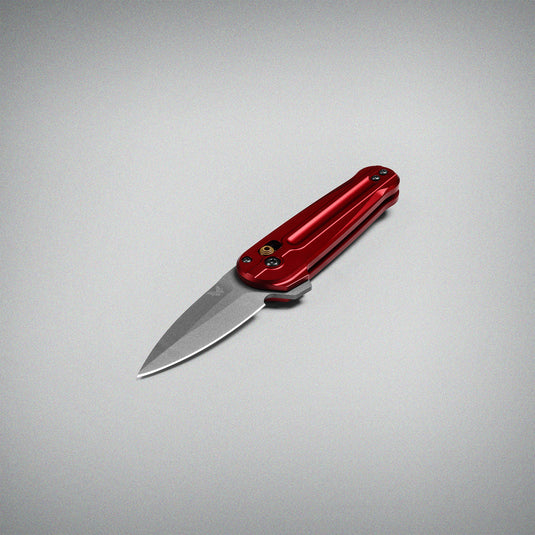 Briceag de buzunar BENCHMADE LOWDEN ™ | Phoenix Red Aluminum 491GY-01