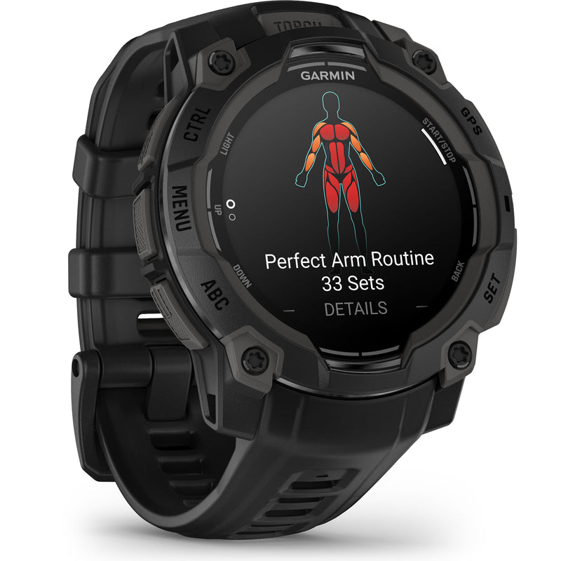 Încărcați imaginea în vizualizatorul Galerie, GARMIN INSTINCT 3 - 45 MM AMOLED NEGRU - SMARTWATCH ROBUST CU GPS
