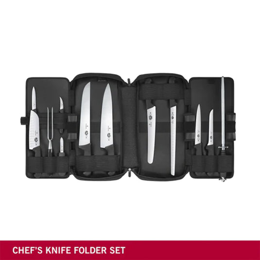 Set 15 piese si geanta pentru cutite, 15 locuri, VICTORINOX 5.4963