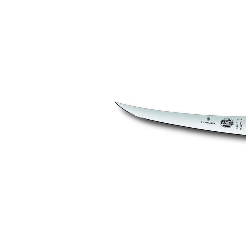 Load image into Gallery viewer, Cutit de dezosat, lama curbata flexibila 12/15 cm, maner lemn de trandafir VICTORINOX 5.6616
