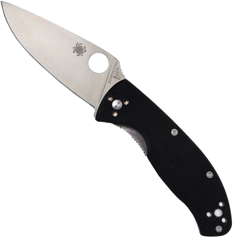 Încărcați imaginea în vizualizatorul Galerie, Briceag de buzunar SPYDERCO TENACIOUS VG10 BLACK PLAIN C122GP
