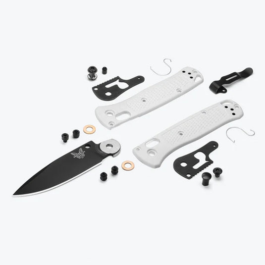 Briceag de buzunar BENCHMADE MINI BUGOUT | White Grivory® 533BK-01
