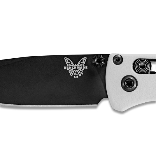 Briceag de buzunar BENCHMADE MINI BUGOUT | White Grivory® 533BK-01