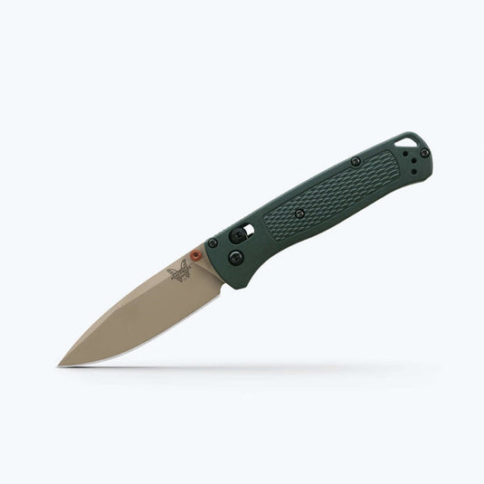 Briceag de buzunar BENCHMADE Bugout® | Taiga Green Grivory® | ELMAX | Drop-point 535TN-2602