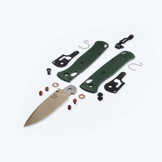 Briceag de buzunar BENCHMADE Bugout® | Taiga Green Grivory® | ELMAX | Drop-point 535TN-2602