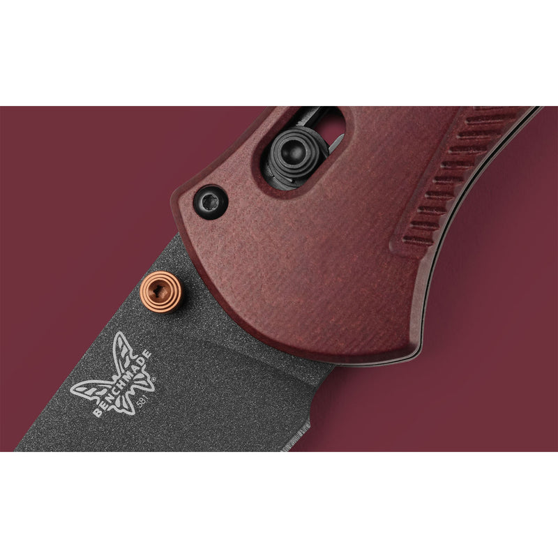 Încărcați imaginea în vizualizatorul Galerie, Briceag de buzunar BENCHMADE Barrage® | Redstone | Drop-Point 581BK-04
