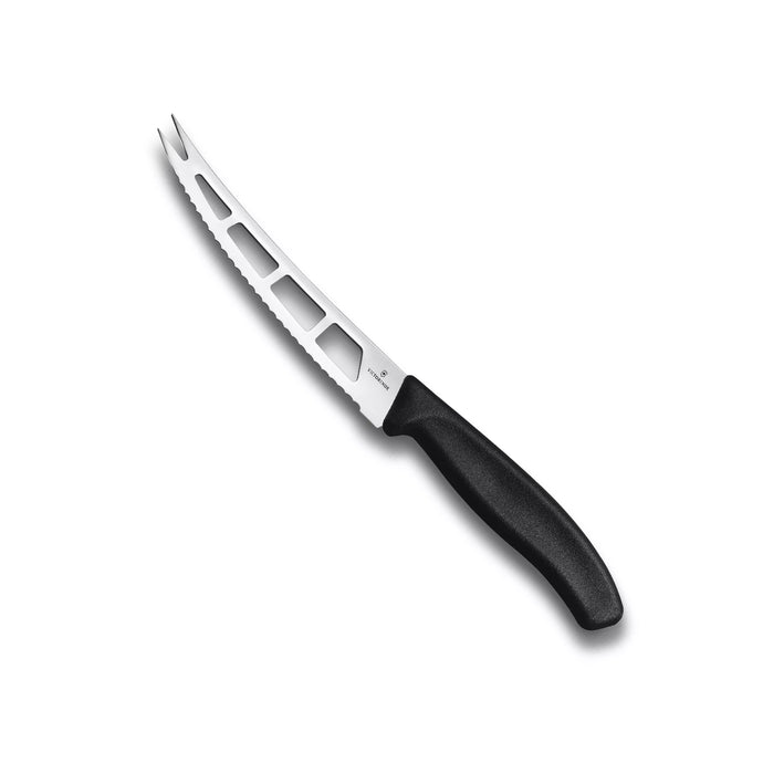 Cutit pentru unt si branzeturi, lama curbata, serata, varf dublu, VICTORINOX SWISS CLASSIC 6.7863.13B