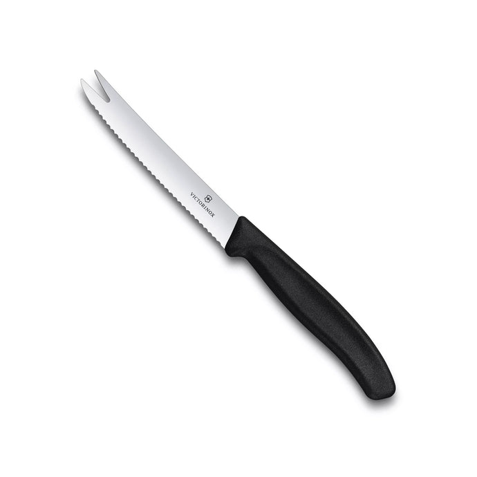 Cutit pentru branza, lama serata 11 cm, vard dublu, VICTORINOX SWISS CLASSIC diferite culori