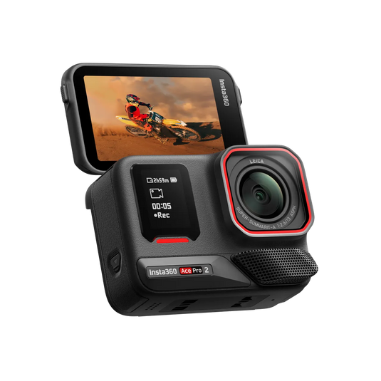 INSTA360 ACE PRO 2 – CAMERĂ DE ACȚIUNE PROFESIONALĂ 8K CU SENZOR 1/1.3″ ŞI LENTILĂ LEICA