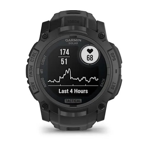 Instinct 3 - 50 mm SOLAR Tactical  - negru - smartwatch robust cu GPS