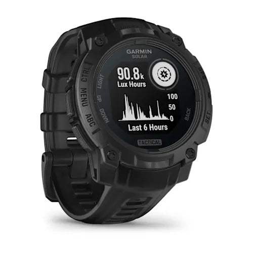 Încărcați imaginea în vizualizatorul Galerie, GARMIN INSTINCT 3 - 45 MM SOLAR TACTICAL - NEGRU - SMARTWATCH ROBUST CU GPS
