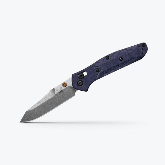 Briceag de buzunar BENCHMADE | MINI OSBORNE| Denim Micarta 945-04
