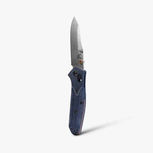 Briceag de buzunar BENCHMADE | MINI OSBORNE| Denim Micarta 945-04