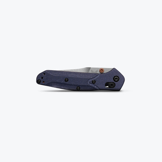 Briceag de buzunar BENCHMADE | MINI OSBORNE| Denim Micarta 945-04