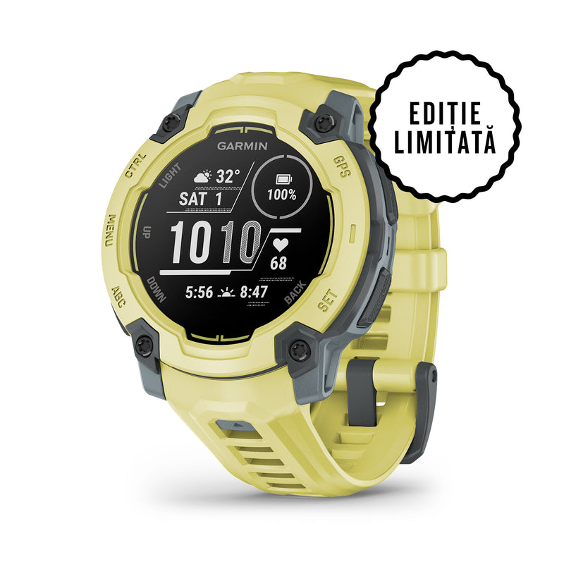 Încărcați imaginea în vizualizatorul Galerie, Instinct E - 45 mm galben Lime - smartwatch robust cu GPS

