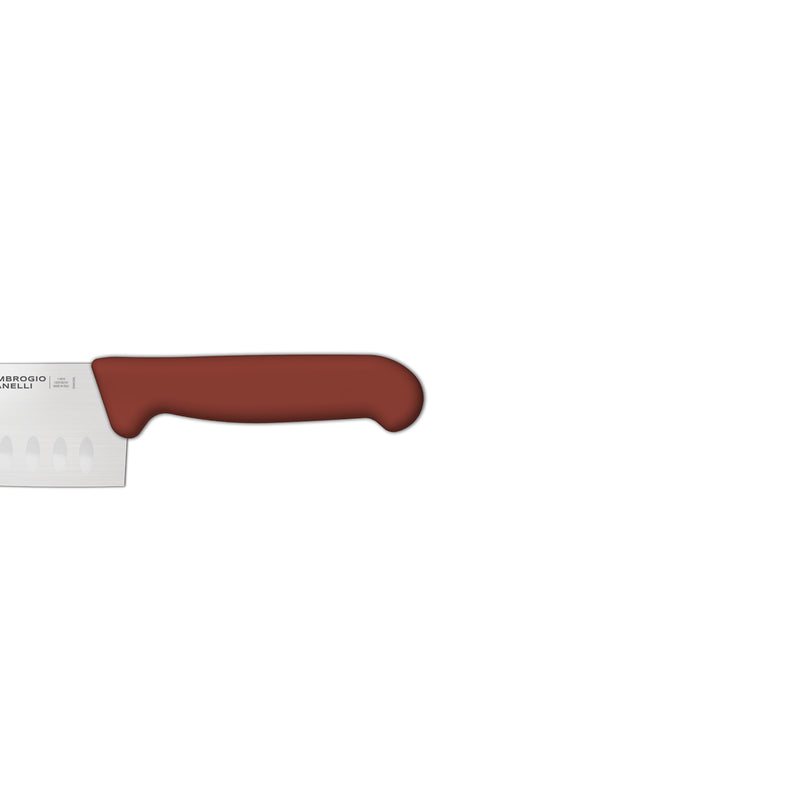 Încărcați imaginea în vizualizatorul Galerie, Cutit Santoku, lama 18 cm cu alveole, AMBROGIO SANELLI BBQ BC50018N
