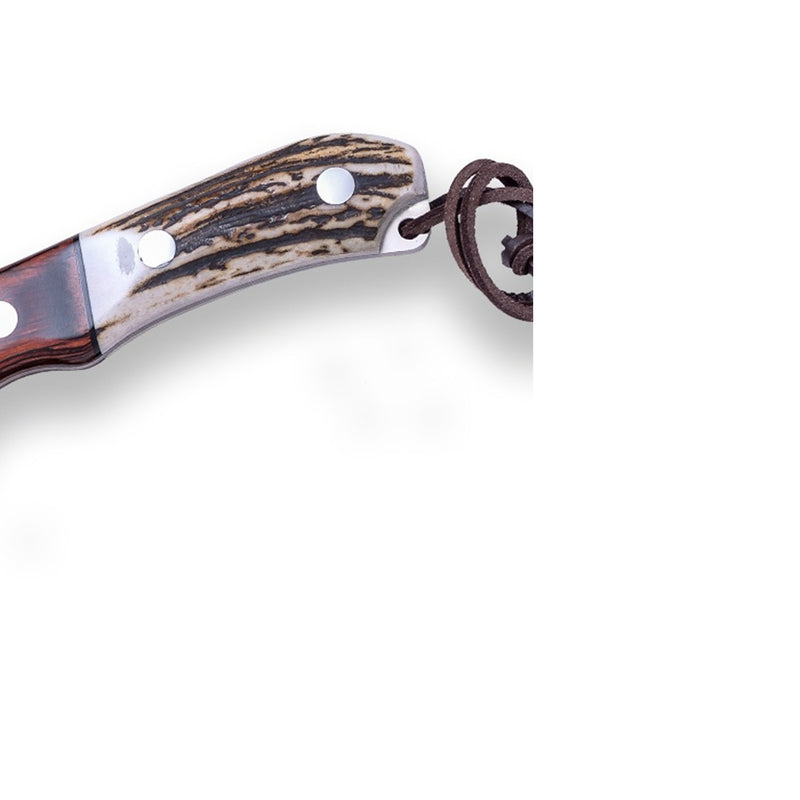 Load image into Gallery viewer, Cutit pentru vanatoare JOKER AGUILA, maner corn cerb, lama full tang 10.5cm CC105
