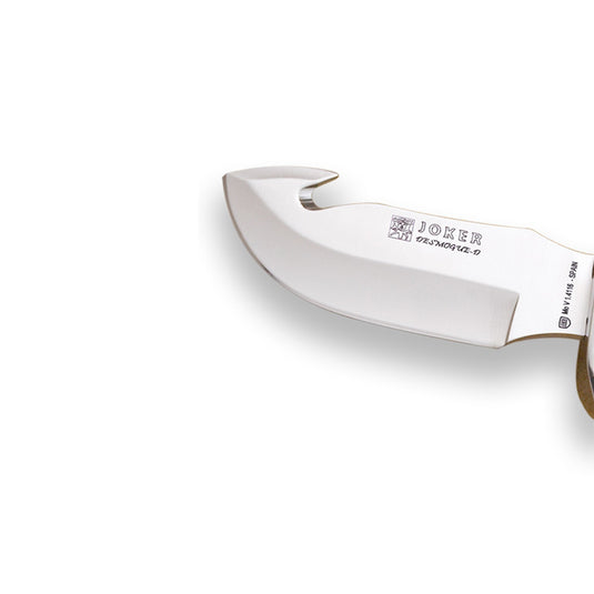 Cutit pentru jupuit JOKER DESMOGUE D, maner corn cerb, lama 11 cm, CC28
