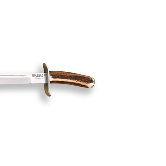 Cutit pentru injunghiere JOKER CHAMOIS, maner corn cerb, lama 33 cm, CC30