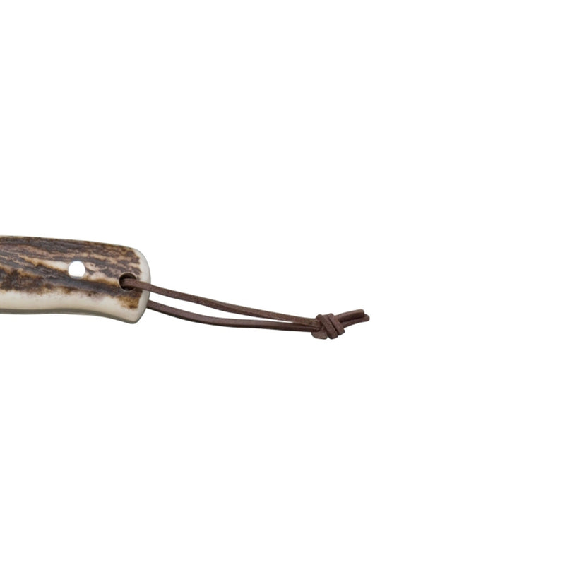 Încărcați imaginea în vizualizatorul Galerie, Cutit Bushcraft JOKER RABBIT, maner din corn, lama 8.5 cm, CB76
