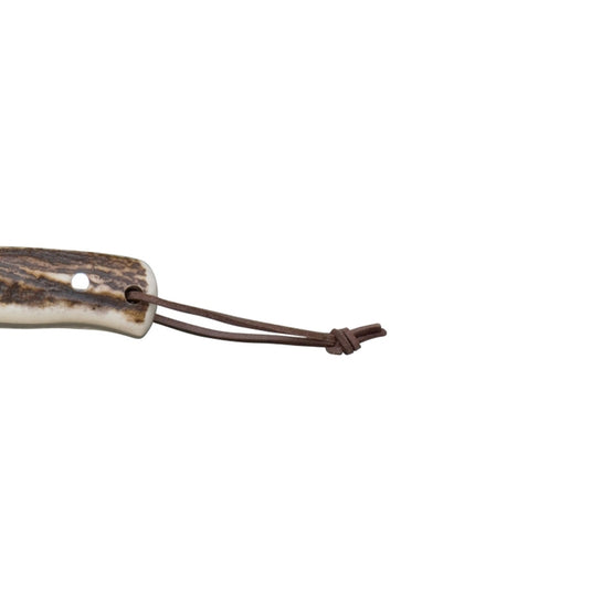 Cutit Bushcraft JOKER RABBIT, maner din corn, lama 8.5 cm, CB76