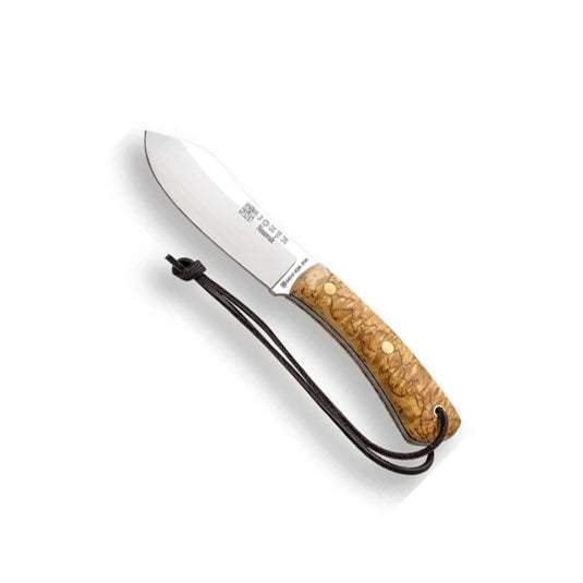 Cutit Outdoor JOKER NESSMUK, maner mesteacan cret, lama full tang 11 cm, teaca cu amnar CL136-P