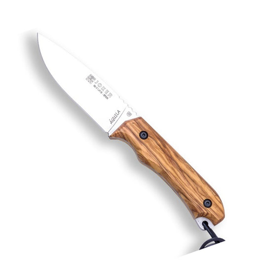 Cutit pentru Outdoor JOKER AGUILA, maner lemn maslin, lama full tang 10.5 cm, CO104
