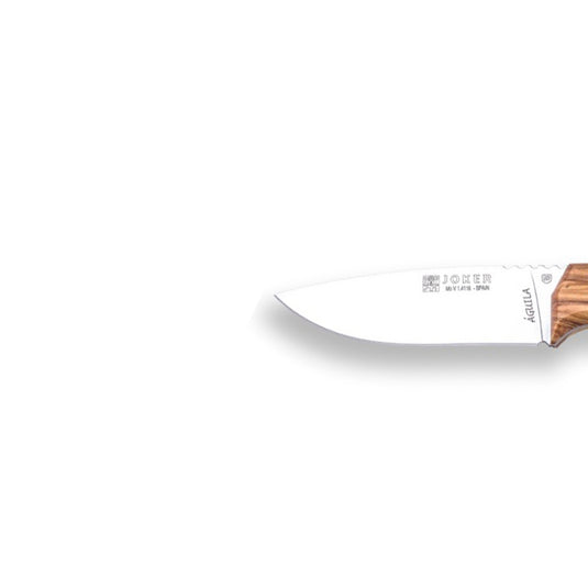 Cutit pentru Outdoor JOKER AGUILA, maner lemn maslin, lama full tang 10.5 cm, CO104