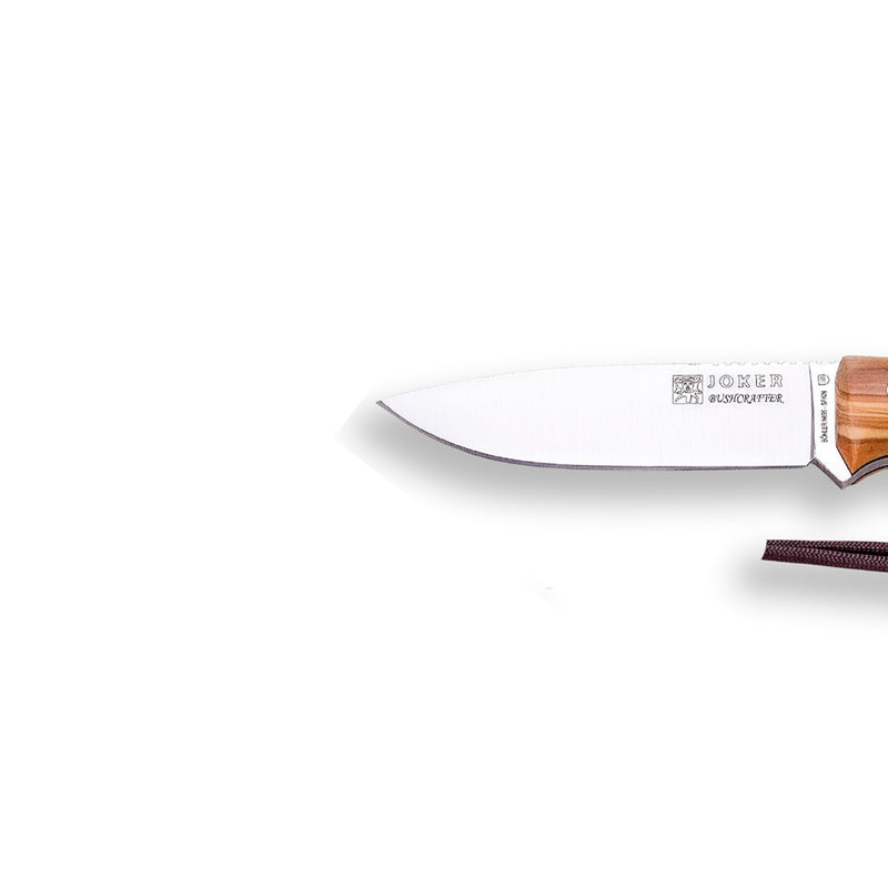 Load image into Gallery viewer, Cutit pentru Outdoor JOKER BUSHCRAFTER, maner lemn maslin, lama full tang 10.5 cm, CO120-P

