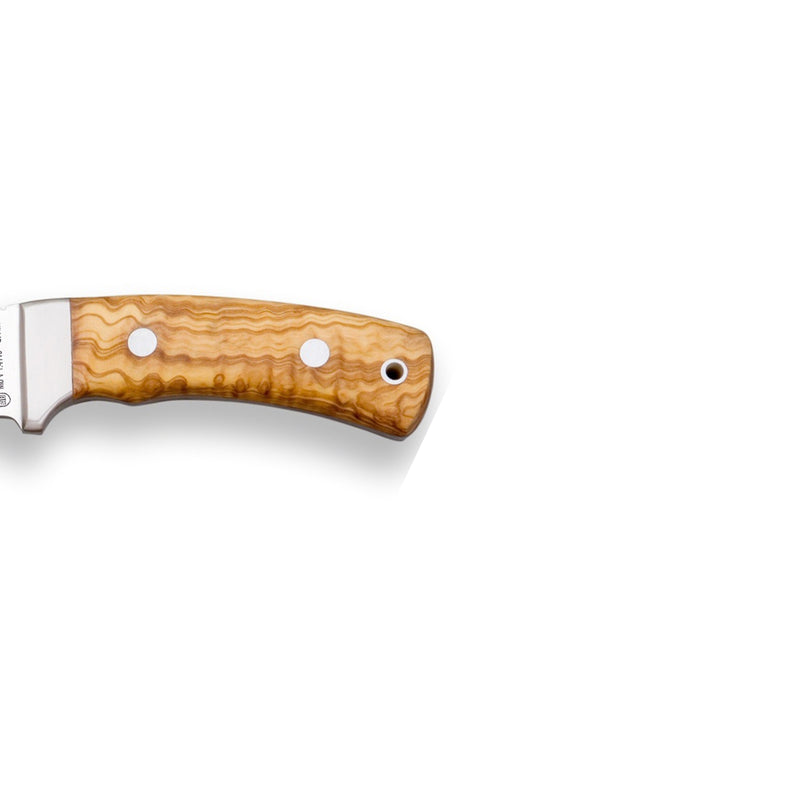 Load image into Gallery viewer, Cutit pentru jupuit JOKER OSO D, maner lemn maslin, lama 12 cm, CO55
