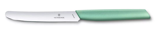 Cutit de masa, lama dreapta 10 cm, varf rotund, VICTORINOX SWISS MODERN diferite culori