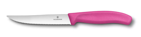 Cutit de masa, varf ascutit, lama serata 12 cm, VICTORINOX SWISS CLASSIC diferite culori