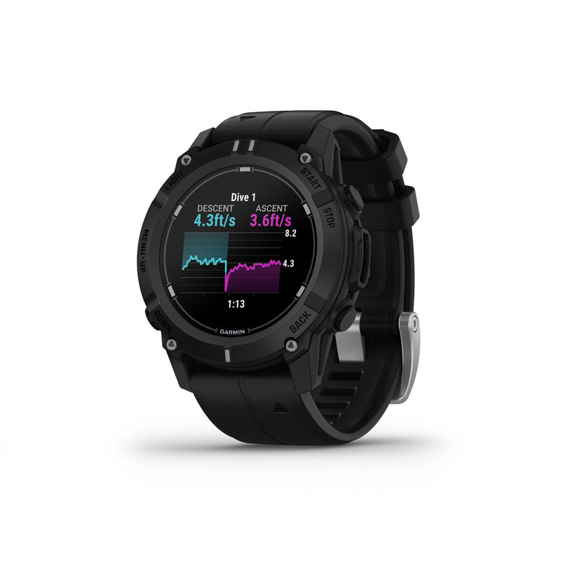 Încărcați imaginea în vizualizatorul Galerie, Descent G2 - Black with black silicone band
