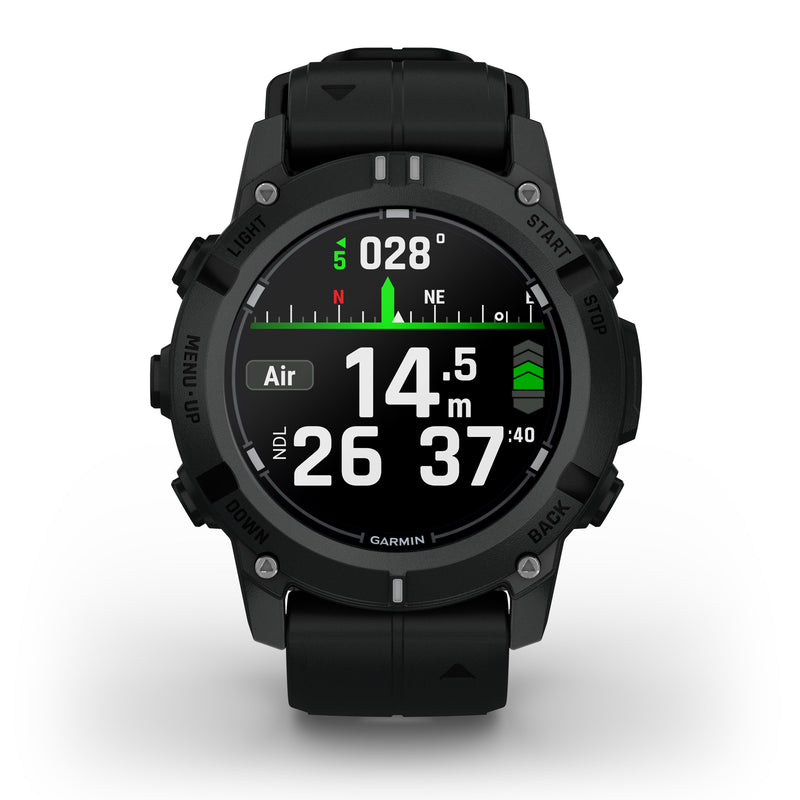 Încărcați imaginea în vizualizatorul Galerie, Descent G2 - Black with black silicone band
