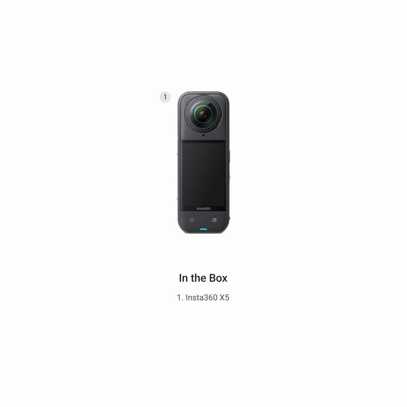 Load image into Gallery viewer, Insta360 X5 Camera Video Sport 8K 360° - Standard Bundle
