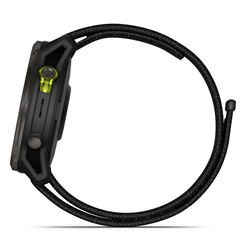 Load image into Gallery viewer, Ceas Garmin Enduro 3 - ceas ultra multisport cu GPS - ramă gri din titanium DLC si curea textilă neagră
