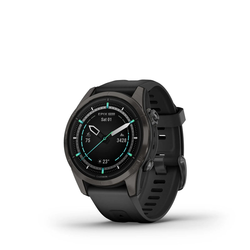 Load image into Gallery viewer, Ceas Garmin - epix Pro 42mm Gen 2s Sapphire smartwatch premium AMOLED - ramă Soft Gold si curea din silicon crem (Copy)
