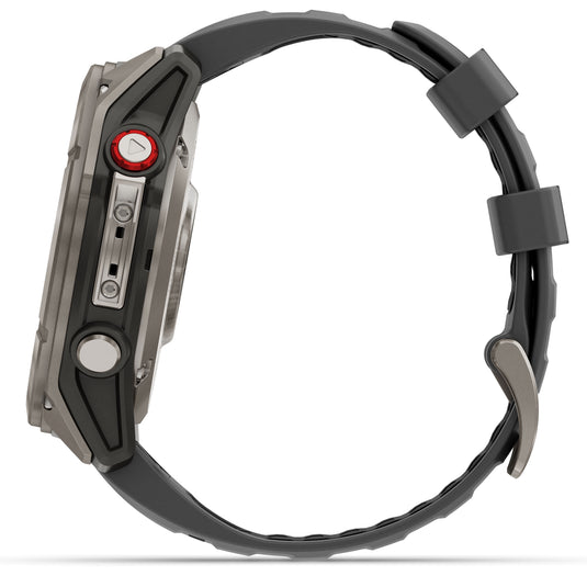 Fenix 8 Pro AMOLED Sapphire - 51 mm - Titanium with Graphite | Black silicone band