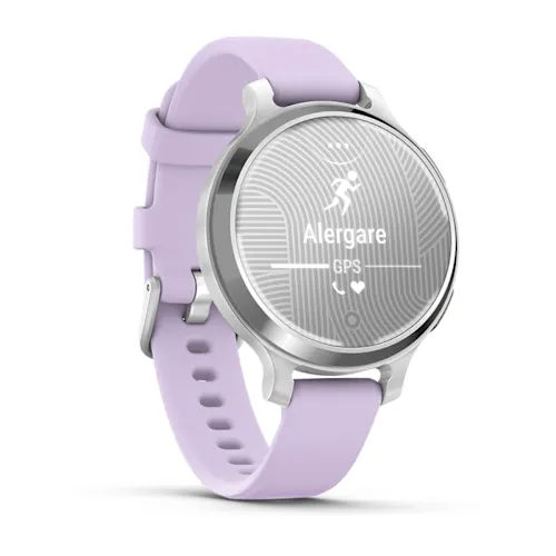 Lily 2 - Active - Silver Bezel with Jasmine Purple Case and Silicone Band