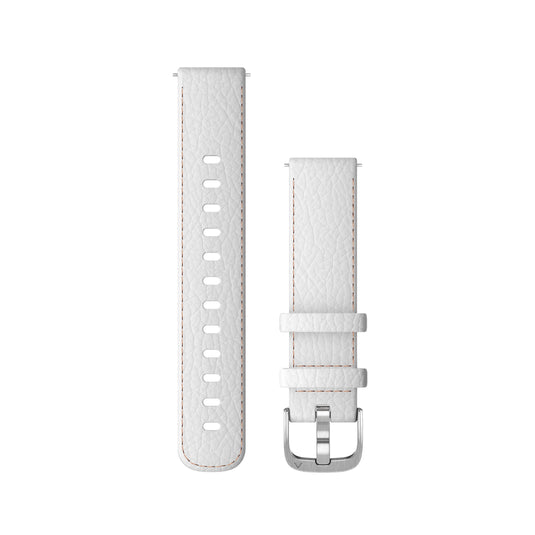 Curea piele - Quick Release 18 - white