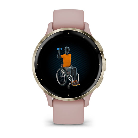 Venu 3S - Dust Rose | Soft Gold