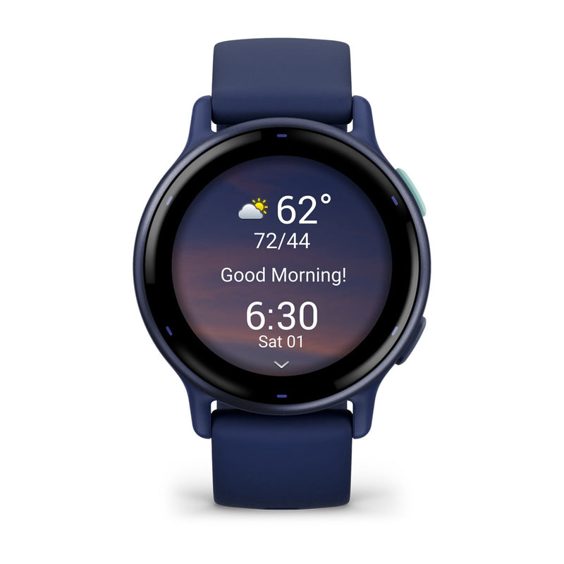 Încărcați imaginea în vizualizatorul Galerie, Vivoactive 5 - Blue I Blue Metallic
